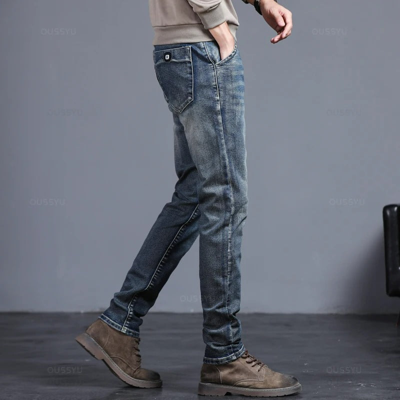 Men's Classic Fashion Casual Slim Skinny Vintage Streetwear Pants ( Pack of 2 )
