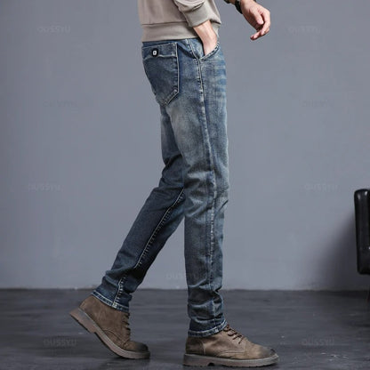 Men's Classic Fashion Casual Slim Skinny Vintage Streetwear Pants ( Pack of 2 )