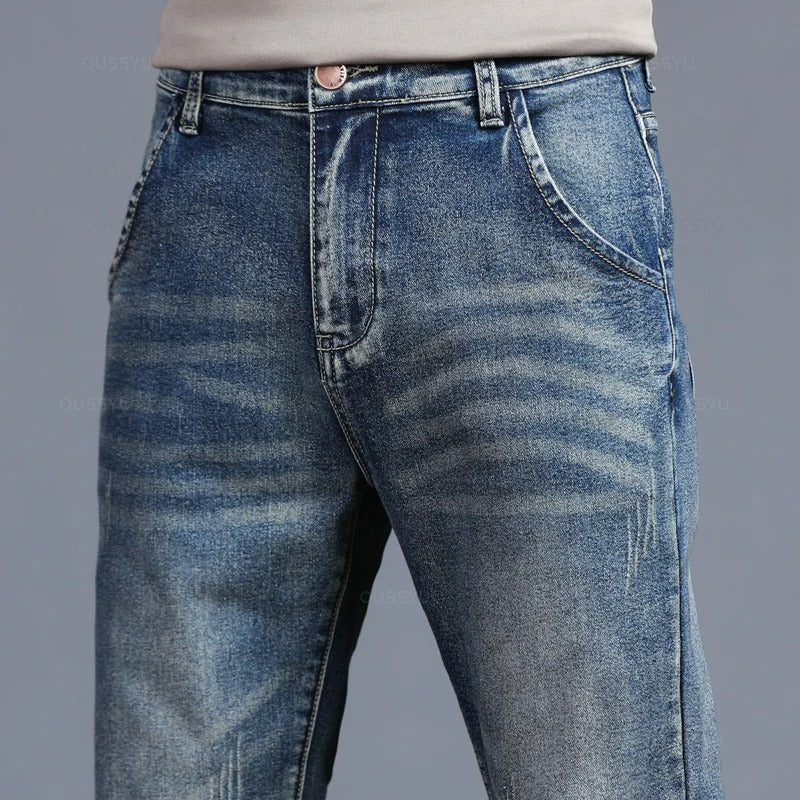 Men's Classic Fashion Casual Slim Skinny Vintage Streetwear Pants ( Pack of 2 )