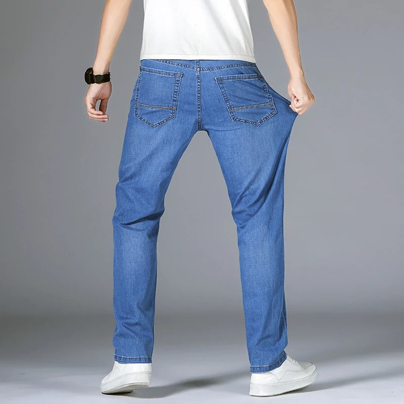 Spring Summer Casual Business Fashion Stretch Denim Jeans ( Pack of 2 )