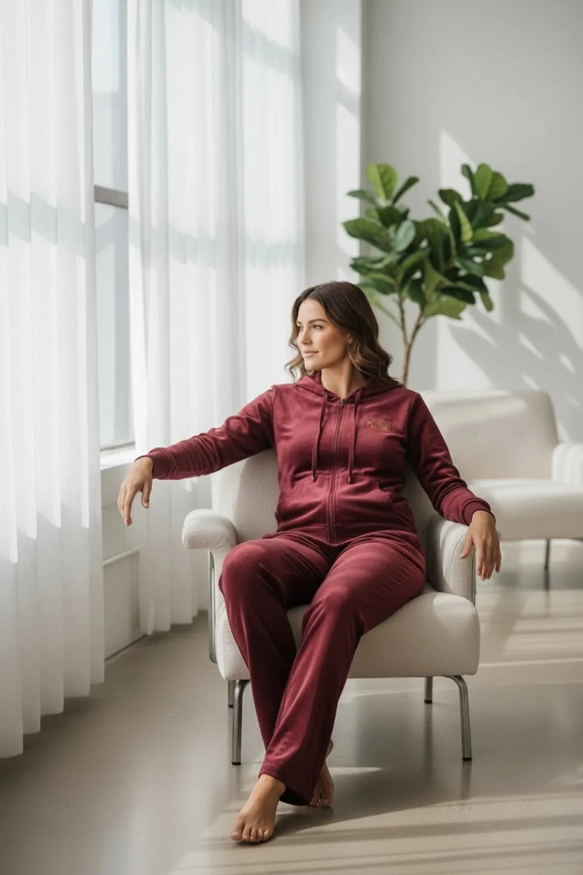 Glaciora Women’s Velvet Supersoft Nightsuit Set - Premium Loungewear Pyjama Set for Ladies