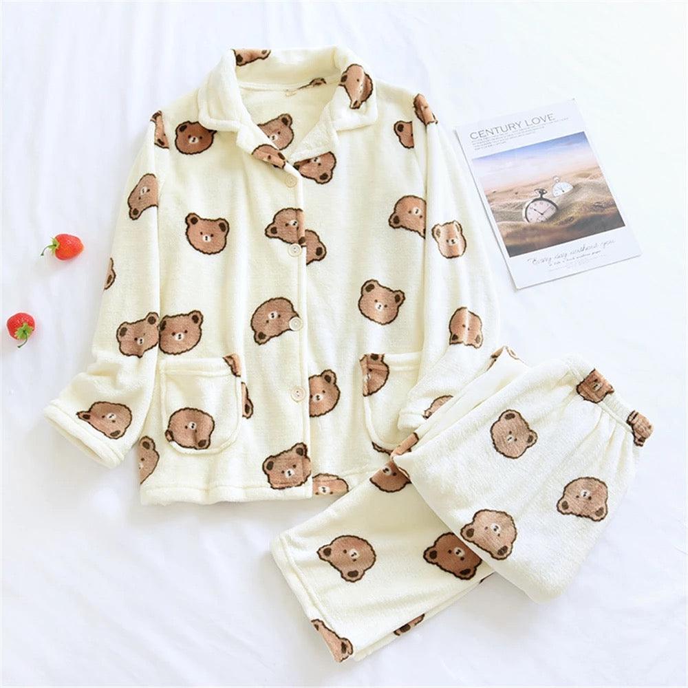 Glaciora Soft Cotton Floral Nightwear Set