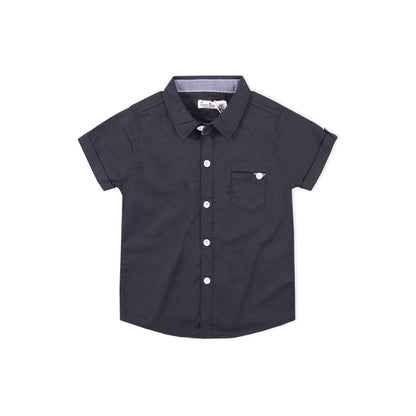 Cotton Tops French Button up Front Pocket Shirts for Kids Boy ( Pack of 5 )