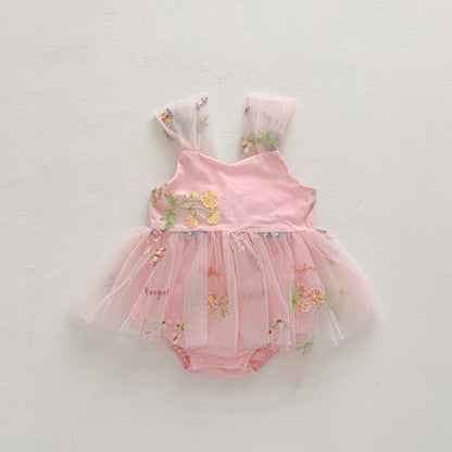 Baby Girls Gauze Princess Dress Lovely Girl's Skirt ( Pack of 4 )