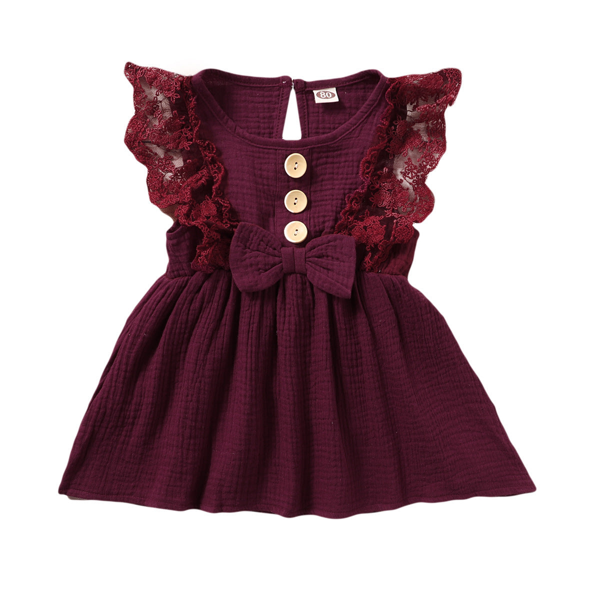 Summer Baby Dress Lace Princess Sleeveless ( Pack of 5 )