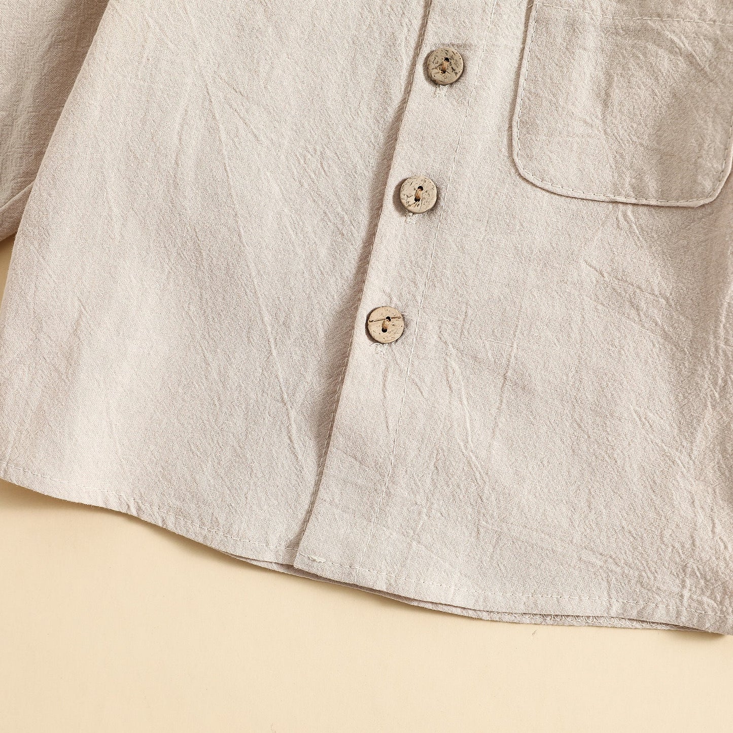 Cotton Linen Baby Boys Shirt Pant Set ( Pack of 4 )