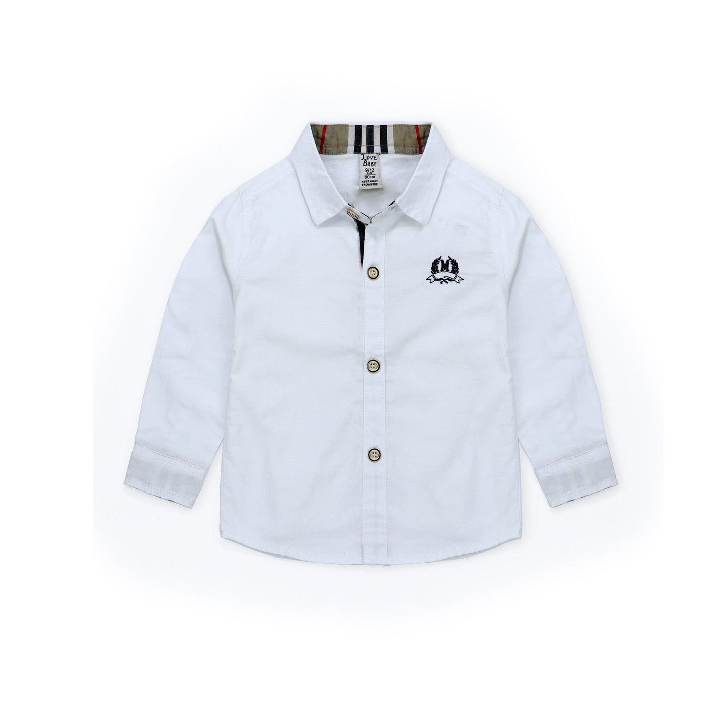 Long Sleeve Button up Dress Shirts for Boys ( Pack of 5 )