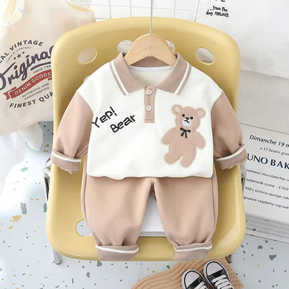 Infant Fashion Casual Costume Toddler Tracksuits ( Pack of 2 )